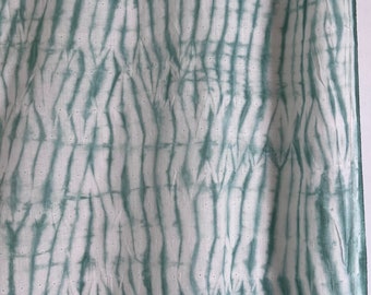 Green fabric, Shibori Fabric, Indian fabric, Tie & dye, Indian fabric cotton fabric, cotton robe fabric, summer cotton