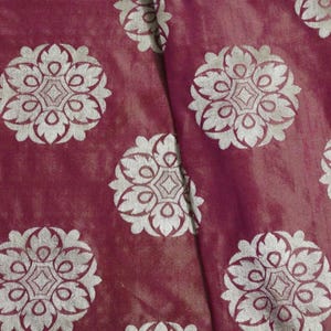 Brocade fabric, Wedding Fabric, Golden zari work brocade art silk fabric, indian fabric, fabric by yard, womens clothing, Banaras Brocade