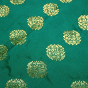 Wedding Fabric, Brocade fabric, Golden zari work brocade art silk fabric, indian fabric, fabric by yard, womens clothing, Banaras Brocade