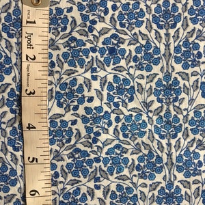 moderner Blumenstoff weicher Baumwollstoff Nähmotiv Stoff Blumen Siebdruck Sommerstoff Baumwollstoff Indianerkleid STF678 Bild 3