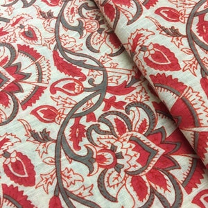 Cotton Fabric, sewing theme fabric, cotton dress, modern floral fabric, Indian dress fabric, soft cotton fabric, screen print cotton fabric