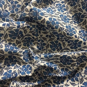 moderner Blumenstoff weicher Baumwollstoff Nähmotiv Stoff Blumen Siebdruck Sommerstoff Baumwollstoff Indianerkleid STF678 Bild 7