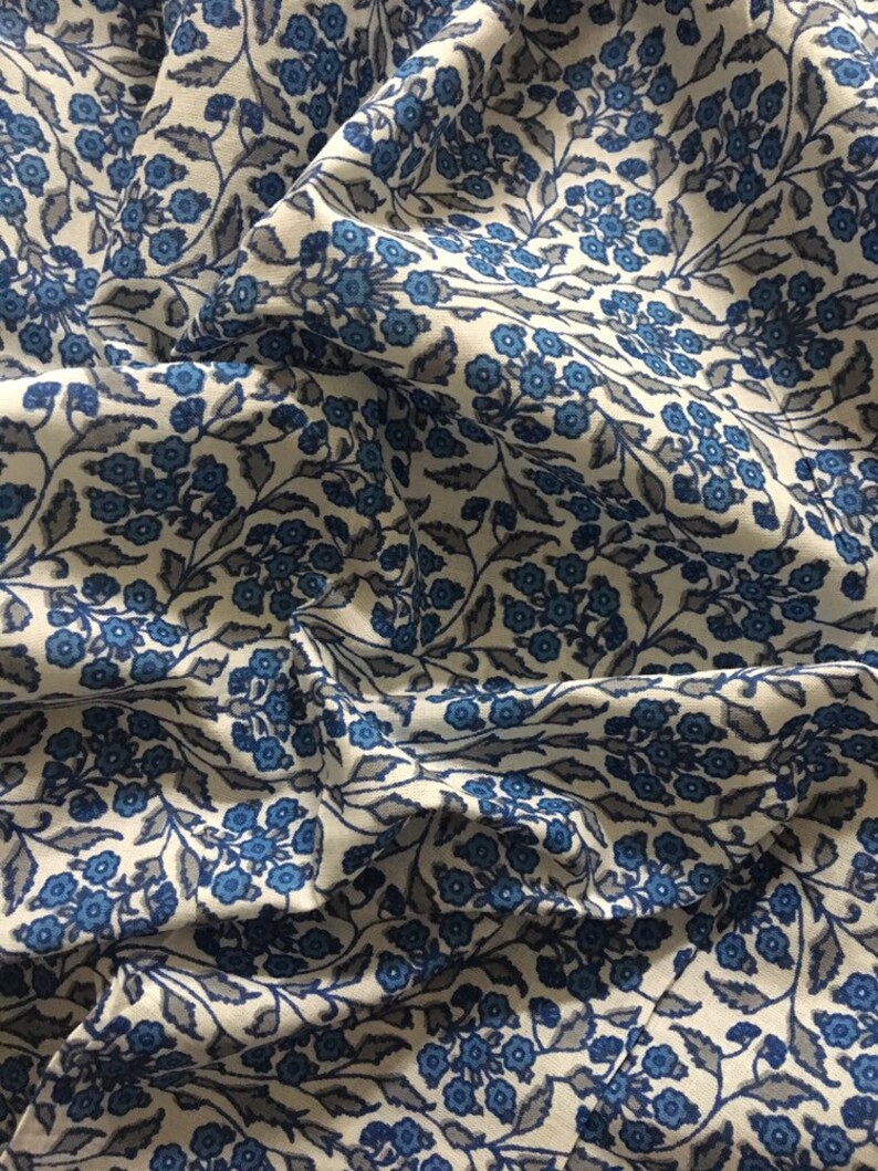 moderner Blumenstoff weicher Baumwollstoff Nähmotiv Stoff Blumen Siebdruck Sommerstoff Baumwollstoff Indianerkleid STF678 Bild 7