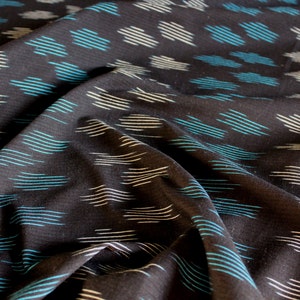 Black and white Ikat Fabric by Yard Hand woven Indian Fabric Upholstery fabric Unique Homespun Womens Clothing costumes Dresses Home decor