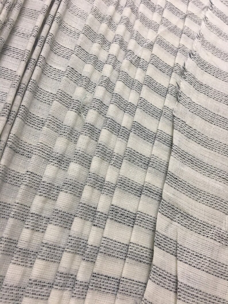 Yarn Dyed Handloom fabric Texture Striped Cotton fabric by Etsy