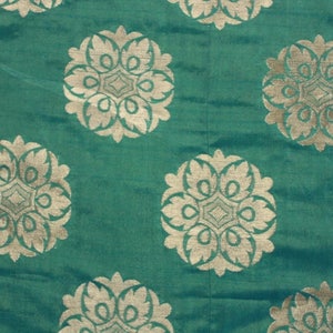 Wedding Fabric, Brocade fabric, Golden zari work brocade art silk fabric, indian fabric, fabric by yard, womens clothing, Banaras Brocade