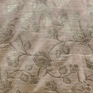 Brocade Fabric By the yard, Indian Fabric, crafting sewing costume Wedding Dress Fabric Bridal Banarasi Lengha art Silk Fabric
