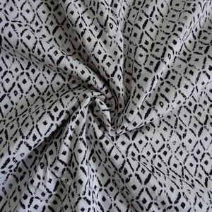 Geometric print Rayon rayon challis fabric fabric by yard rayon print fabric rayon scarf rayon dress 1940s rayon dress womens clothing dress