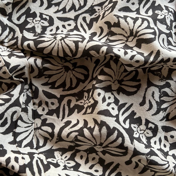 flroal print block print fabric coton tissu Indian Dressess tissu tissu par yardfabric imprimer vêtements pour femmes cottonrobe serviette nappe