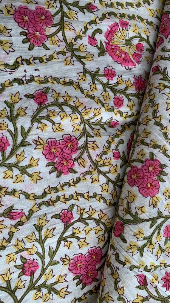 cotton floral dress material Multicolor Floral Printed 100% Cotton Off-Shoulder Maxi Tier Dress Custom Size (Free) / Tall (5'7" and above)