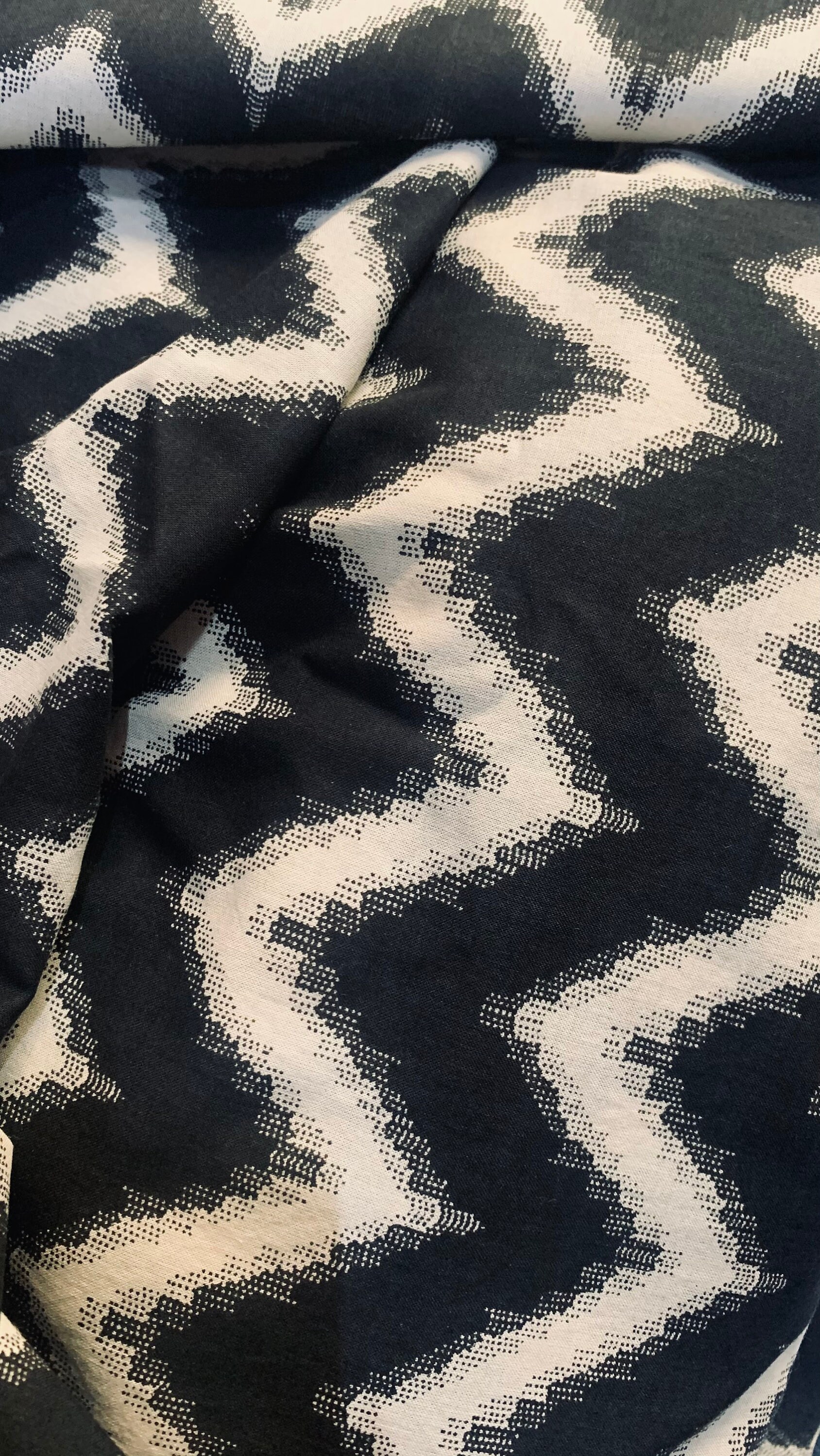 Chevron Print Cotton Fabric Indian Fabric Clothing Fabric Etsy Singapore