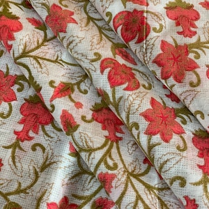 GOLD moderner Blumenstoff weicher Baumwollstoff floraler Siebdruck weicher Baumwollstoff Druck Baumwollstoff Stoff Nähen Thema Stoff