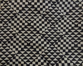 Black and white cotton fabric womens clothing Indian fabric robe dress fabric fabric by yard cotton decor kimono robe cotton fabric sale