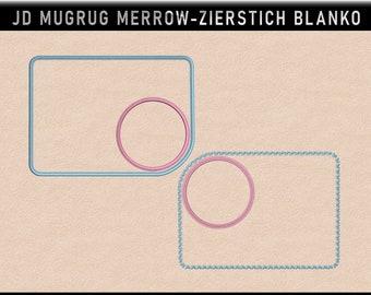 Stickdatei -JD Mugrug Blanko Merrow/Zierstich - Addon Nr.4 - Sketchies meine Leidenschaft