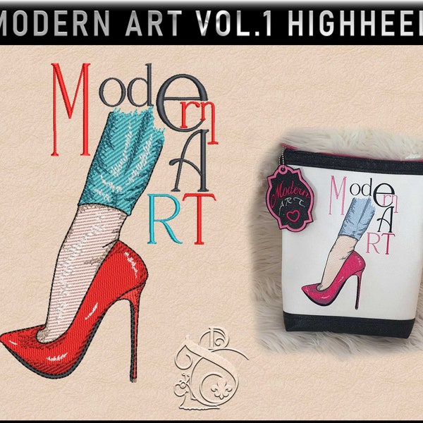 Highheel  ModernArt Vol.1 Stickdatei