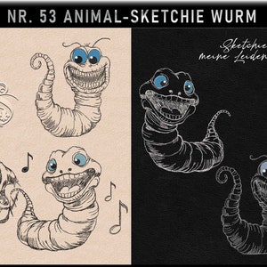 Embroidery file -JD Wurm -No.53 Sketchies my passion
