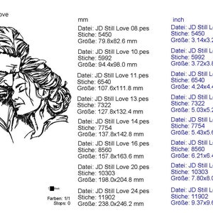 Fichier de broderie JD Still Love-No 4 Love Sketchies ma passion image 2