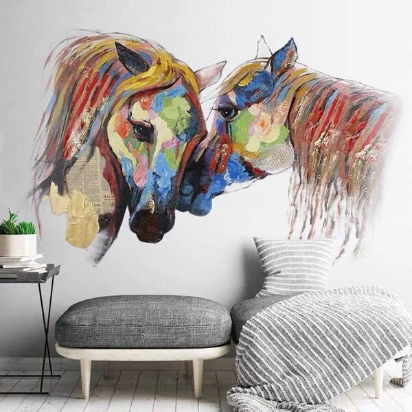 Horse Wall Sticker Etsy