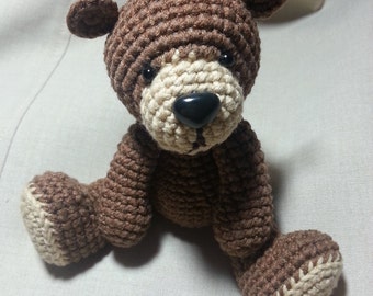 PDF Amigurumi Crochet Pattern - Cute Teddy Bear, Crochet Teddy Bear Pattern, Amigurumi Bear Pattern, Crochet Amigurumi Pattern
