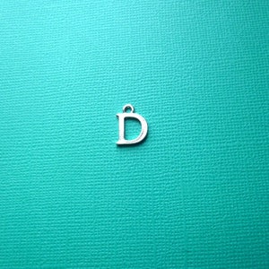 CLEARANCE SALE: 20 Alphabet Initial &#39;D&#39; Charms,  Alphabet Charms, Alphabet Beads, Initial Charms, Initial Beads, Personalize Your Jewelry