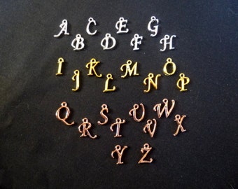 Personalize Your Jewelry. Add Initial, Initial, Letter, Alphabet, A-Z, Letter for Bracelet, Initial for Necklace, Initial for Bracelet