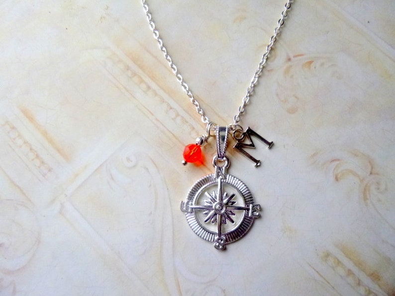 Compass Necklace Personalized Compass Necklace Makes a Great Etsy