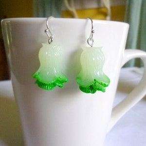 Bok Choy Earrings: Fun Imitation Food Jewelry, E211