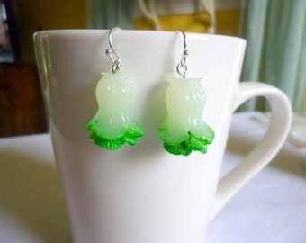 Bok Choy Earrings, Cabbage Earrings, Wierd Earrings, Imitation Food Earrings, Fun Earrings, Foody Earrings, Different Earrings, E211