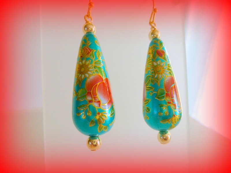 Orecchini Pendenti Con Perle E Fiori Di Ciliegio: Gioielli Boho Rosa E Oro Per Donne, Regalo Ideale