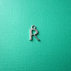 VENTA DE LIQUIDACIÓN: 20 abalorios iniciales 'R' del alfabeto, abalorios alfabéticos, abalorios alfabéticos, abalorios iniciales, abalorios iniciales, personaliza tus joyas