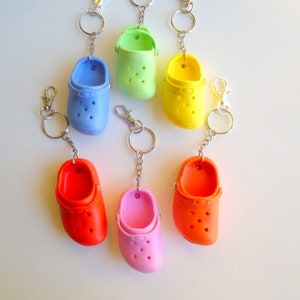 Mini Pantoffel Schlüsselanhänger, süße lustige Schuh Stil Schlüsselring, Reißverschluss, Rucksack, Geldbörse Charme, Auto Spiegel Anhänger, K305