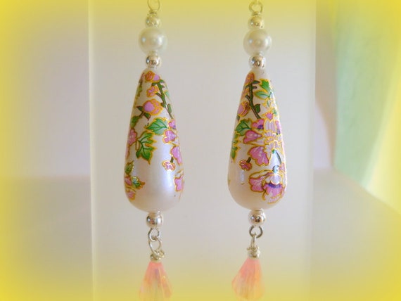 Orecchini pendenti lunghi con piume da uomo, carini, minimalisti, grandi orecchini hippie, orecchini da festival, gioielli boho con perline, orecchini delicati da uomo - Italia