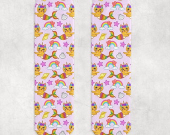 Merkitty Socks, mermaid kitty socks, Trendy Socks, Socks for kids, Socks for adults, Fun toddler socks, novelty socks, kid socks, mermaid