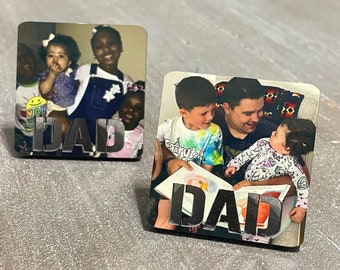DAD Photo Vent Clip | Custom Car Accessories | Essential Oil Car Diffuser | Car Air Vent Freshener | Christmas gift | Father's Day Gift