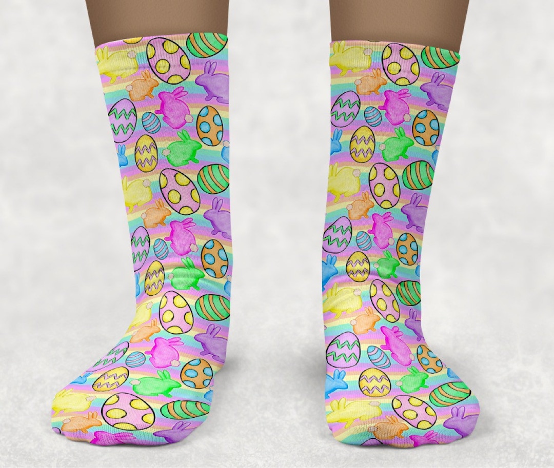 Easter Socks, Easter Egg Socks, Egg Hunt, Easter Socks for Kids, Socks