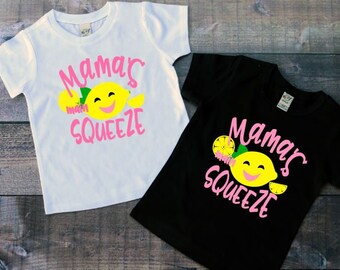 Mama's Main Squeeze, Lemonade tshirt, Pink Lemonade tee, Cute summer tees, Summer shirts for toddler, Hipster toddler shirt, Baby girl tees