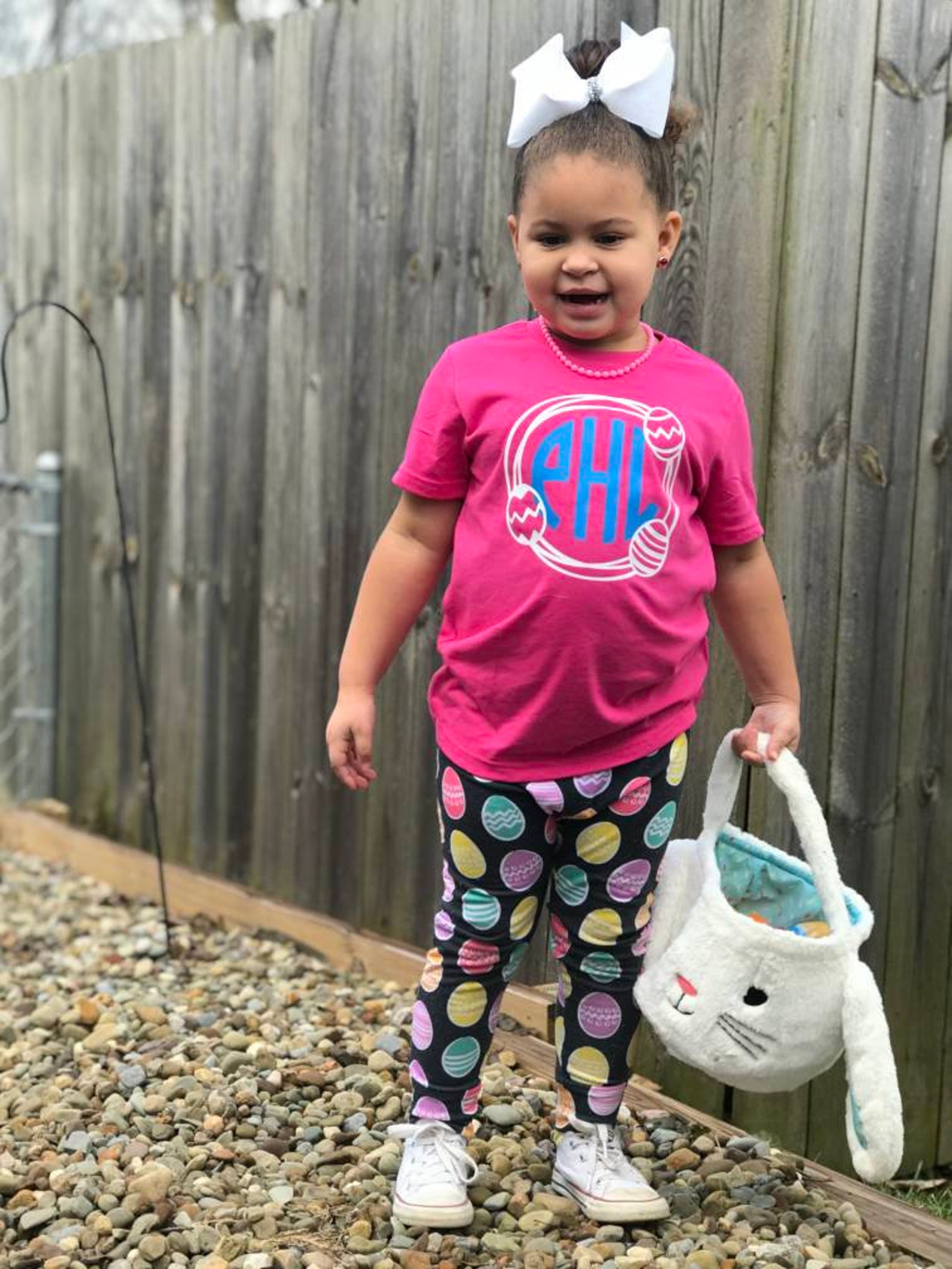 monogram easter outfit
