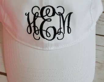 Infant sized Monogram Hat, Personalized infant hat, Monogrammed infant hat, Single initial hat,Baseball hat for infants, Infant baseball cap
