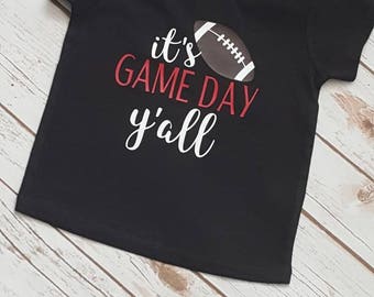 É dia de jogo, camisa de futebol feminino, camiseta feminina da SEC, presente de chá de bebê, camisa do papai e eu, é futebol, Jesus e camiseta de futebol