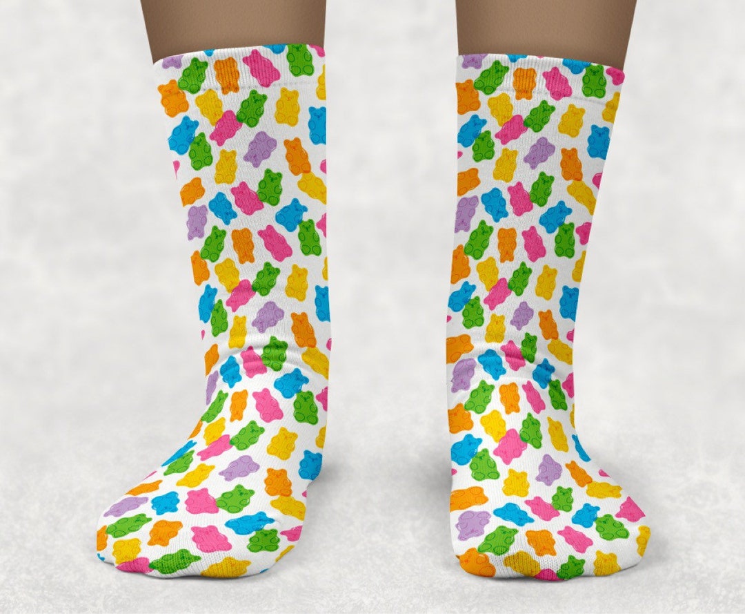 Gummy Bear Socks Candy Socks Gummy Socks Socks for Kids - Etsy