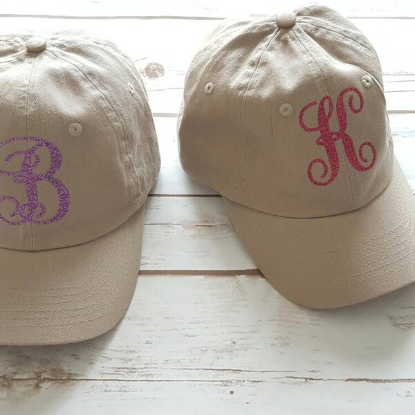 Infant Baseball Cap, Personalized Infant hat, Monogrammed infant hat, Single initial hat, Monogram hat, Baseball hat for infants, Baby Hat