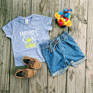 Mama's boy shirt Mama's Sonshine Mama's boy You are my sonshine Cute toddler shirt Baby shower gift Hipster boy shirt momma's boy shirt image 1