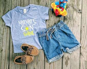 Mama's boy shirt Mama's Sonshine Mama's boy You are my sonshine Cute toddler shirt Baby shower gift Hipster boy shirt momma's boy shirt