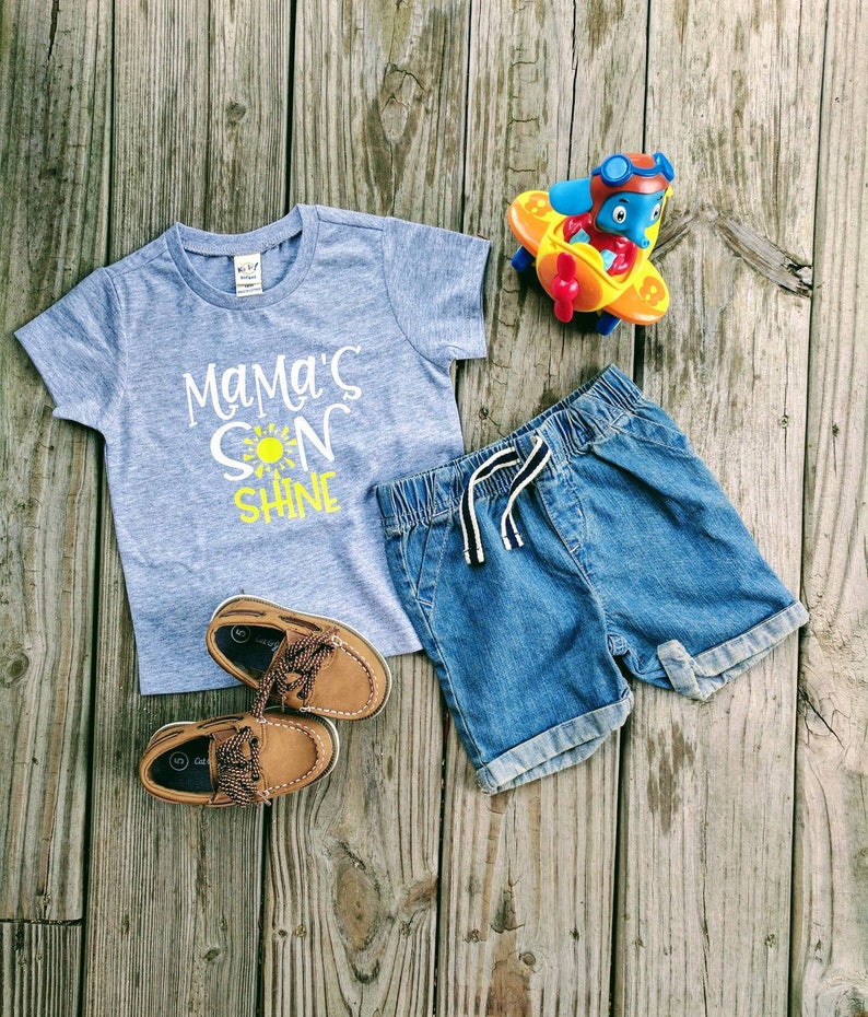 Mama's boy shirt Mama's Sonshine Mama's boy You are my sonshine Cute toddler shirt Baby shower gift Hipster boy shirt momma's boy shirt image 1