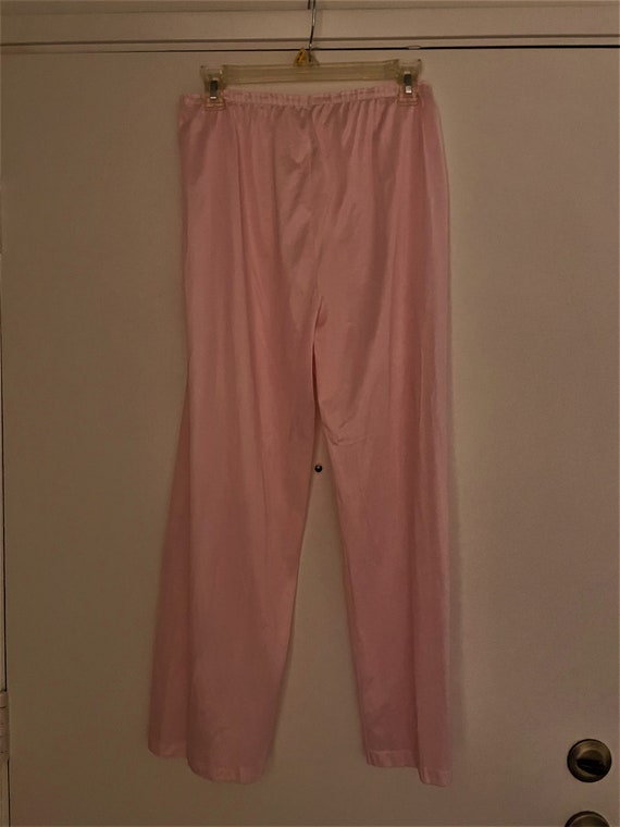 Vintage Sears Pastel Pink Nylon Pajama Pants M 12/1… Gem