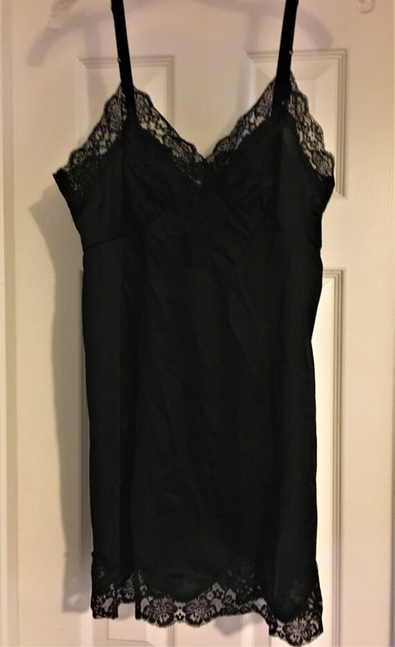 Unbranded Beautiful Black Lots of Lace Short Slip… - image 2