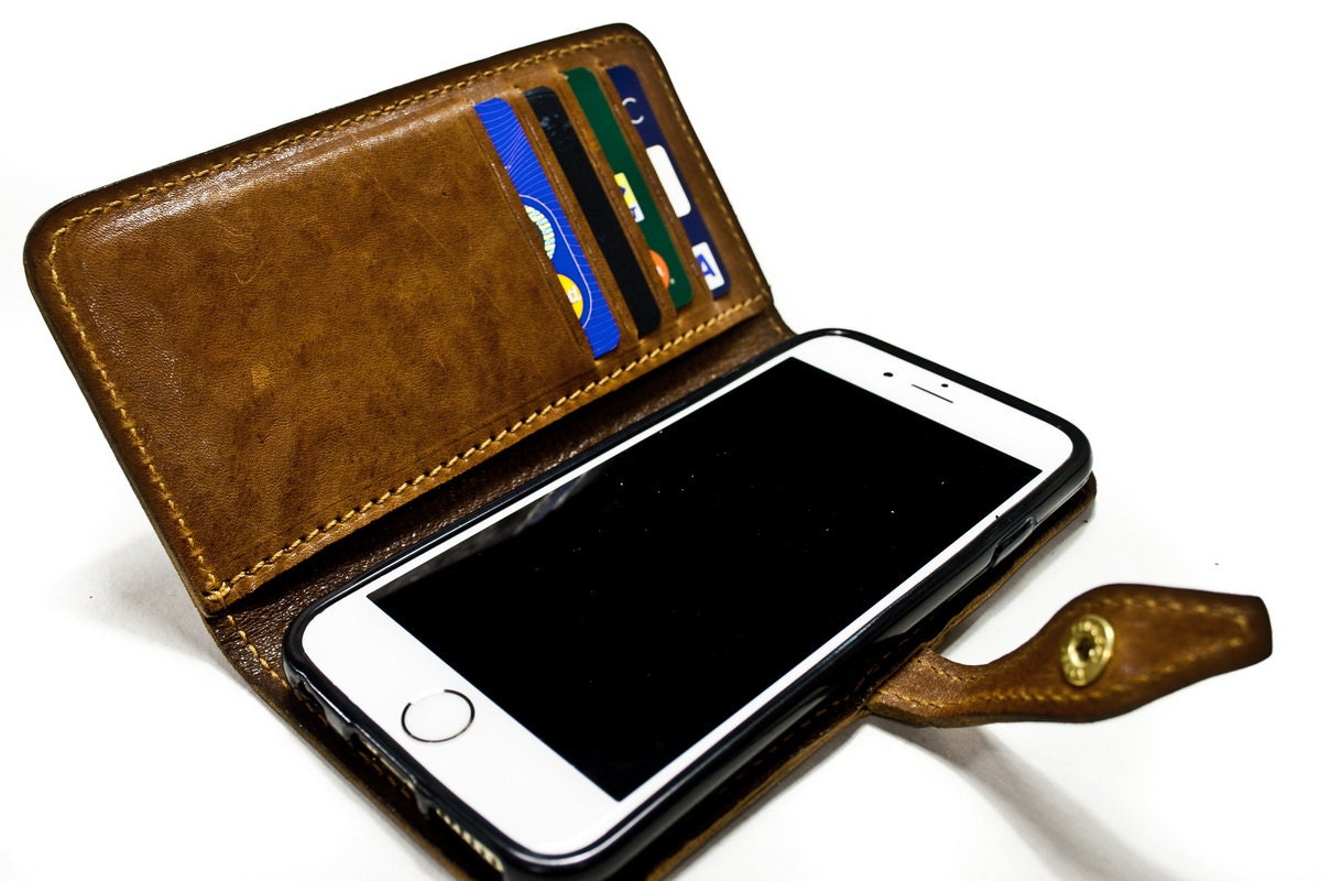 Higgins Citaat hoofdkussen iPhone 7 6S SE 5S 6S Plus 5C Leather Case Washed Leather Aged with credit  card and banknote holder Flip Book color CHOOSE