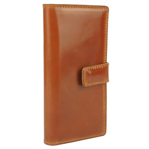 Custodia a libro in cordovan Horween Shell Z-Fold6/5/4/3/2 per Samsung Z-Fold6 / Z-Fold5 / Z-Fold4 / Z-Fold3 / Z-Fold2 - tp2