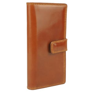 Funda tipo libro de cuero cordovan Horween Shell para iPhone 16, 16 Pro, 16 Plus y 16 Pro Max - tp2