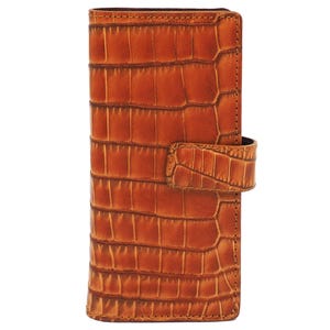 Custodia a libro in pelle di vitello goffrata alligatore Z-Fold 6/5/4/3/2 per Samsung Z-Fold6 / Z-Fold5 / Z-Fold4 / Z-Fold3 / Z-Fold2 -tp2
